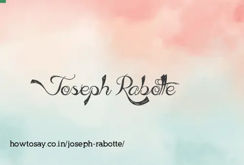 Joseph Rabotte