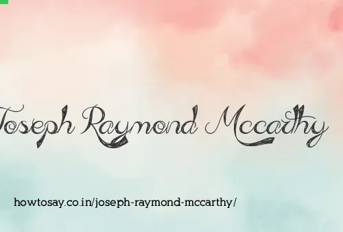 Joseph Raymond Mccarthy