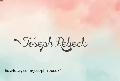 Joseph Rebeck