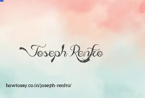 Joseph Renfro