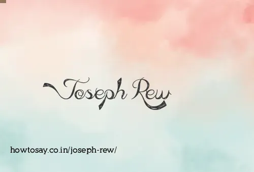 Joseph Rew