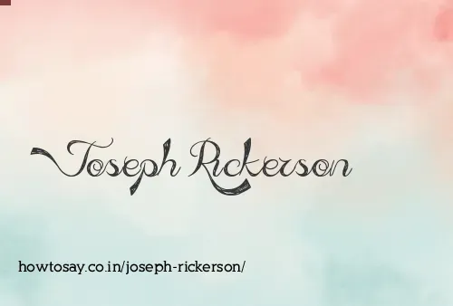 Joseph Rickerson
