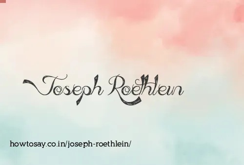 Joseph Roethlein