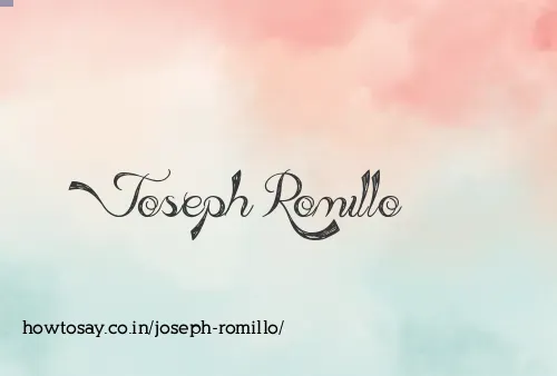 Joseph Romillo