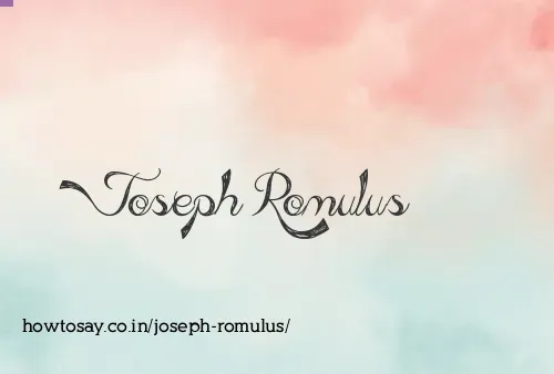 Joseph Romulus