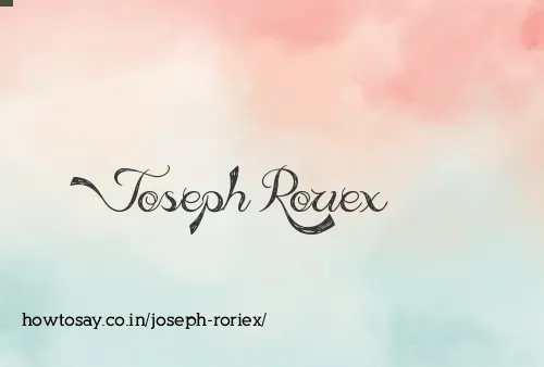 Joseph Roriex