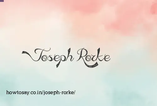 Joseph Rorke