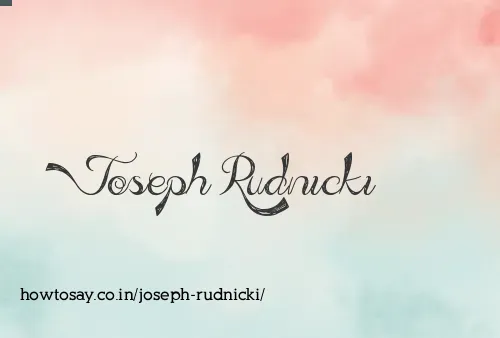 Joseph Rudnicki