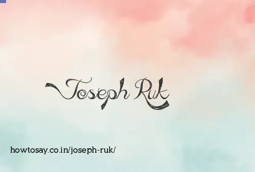 Joseph Ruk