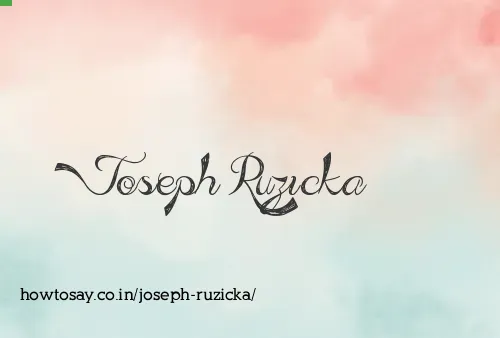 Joseph Ruzicka