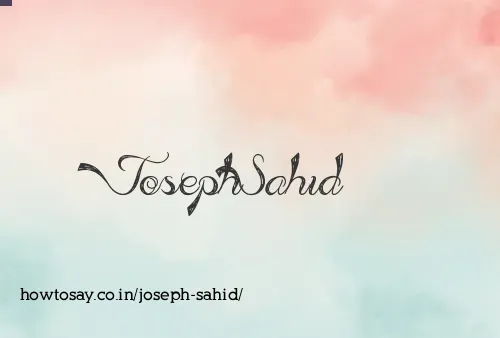 Joseph Sahid