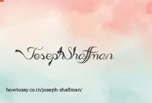 Joseph Shaffman