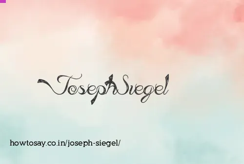 Joseph Siegel