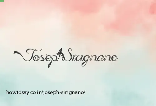 Joseph Sirignano