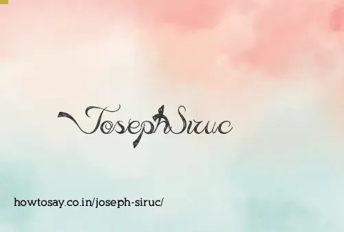 Joseph Siruc