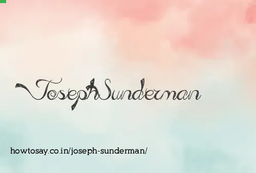 Joseph Sunderman
