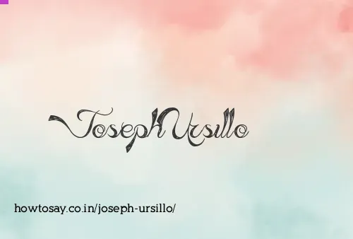 Joseph Ursillo
