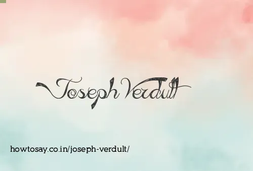 Joseph Verdult