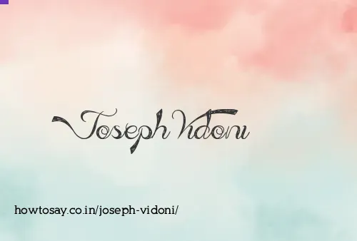 Joseph Vidoni