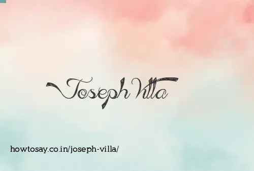 Joseph Villa