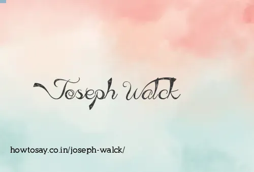 Joseph Walck