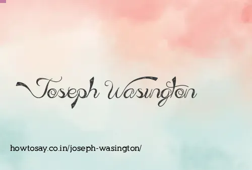 Joseph Wasington