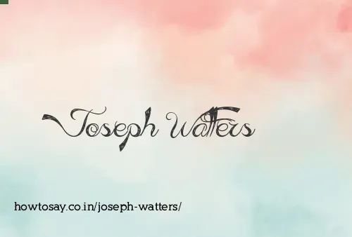 Joseph Watters
