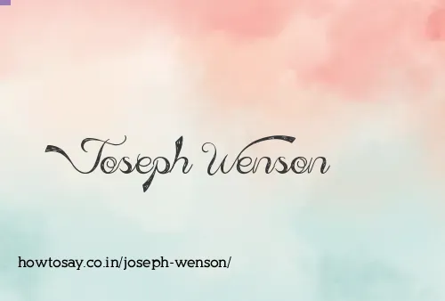 Joseph Wenson