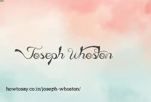 Joseph Whoston