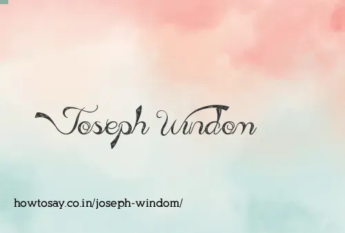 Joseph Windom