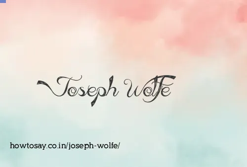 Joseph Wolfe