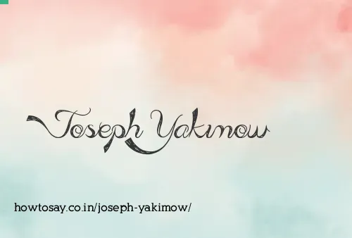 Joseph Yakimow