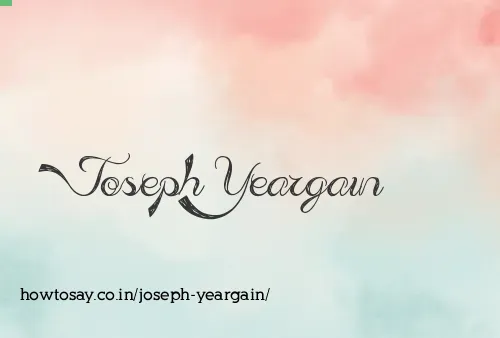 Joseph Yeargain