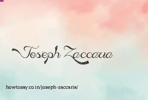 Joseph Zaccaria