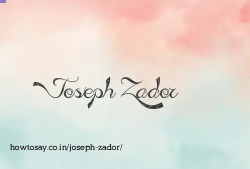 Joseph Zador