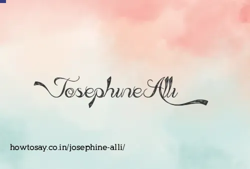 Josephine Alli