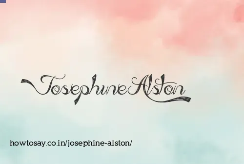 Josephine Alston