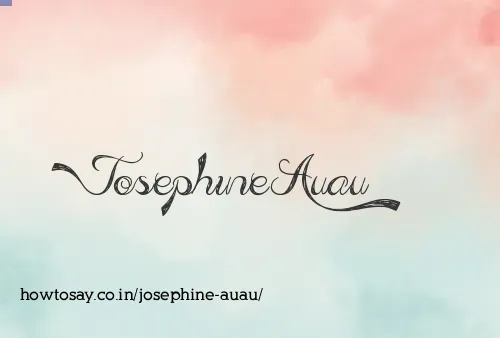 Josephine Auau