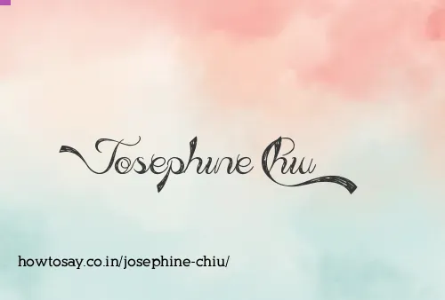 Josephine Chiu