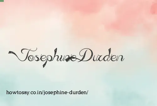 Josephine Durden