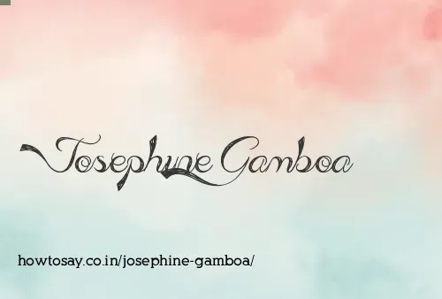 Josephine Gamboa