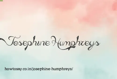 Josephine Humphreys