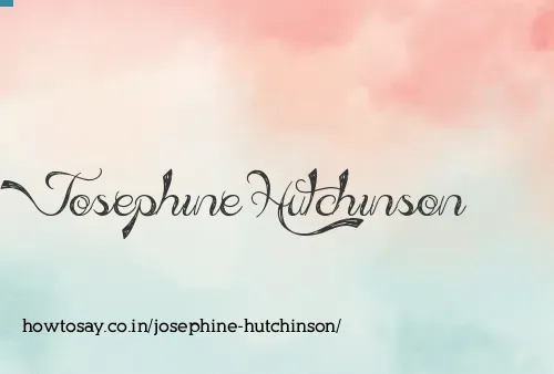Josephine Hutchinson