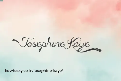 Josephine Kaye