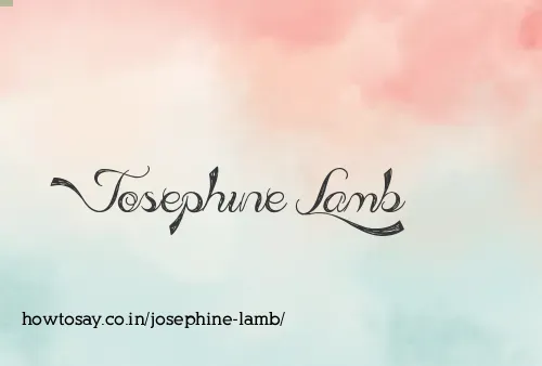 Josephine Lamb