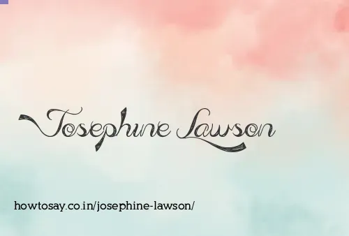 Josephine Lawson