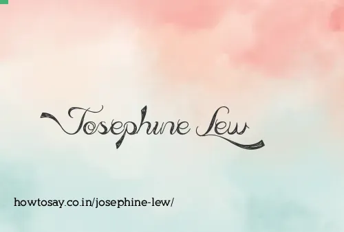Josephine Lew