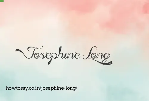 Josephine Long