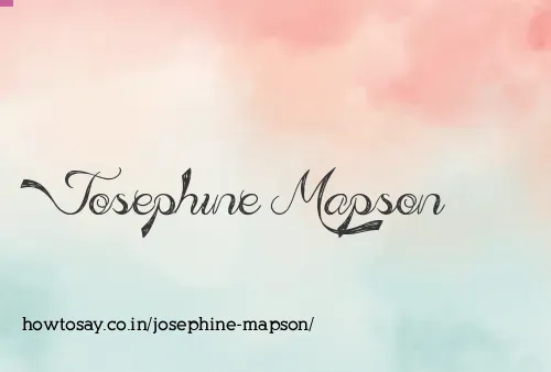 Josephine Mapson