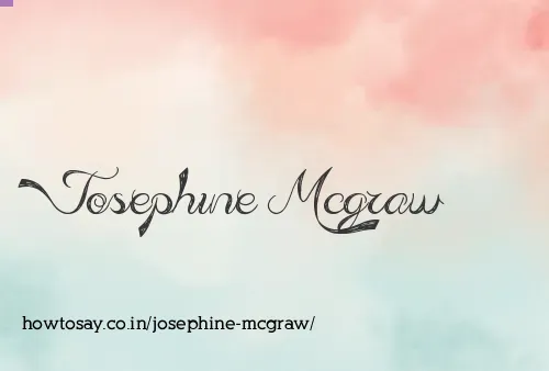 Josephine Mcgraw